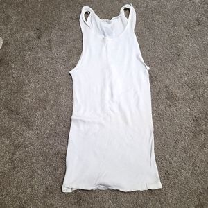 Hanes White Tank Top